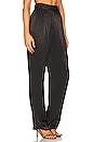 view 2 of 4 La Lune High Waisted Tailored Pant in Black