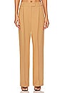 view 1 of 4 Irena Low Rise Slouch Pant in Wheat