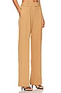 view 2 of 4 Irena Low Rise Slouch Pant in Wheat