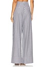view 3 of 5 Jayde High Waisted Relaxed Pant in Dark Navy & Ivory