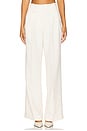 view 1 of 6 Irena High Waisted Tailored Pant in Rice