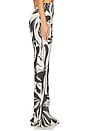 view 3 of 6 Imane Flared Pant in Cream & Black