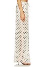 view 3 of 6 Houston Drawstring Pant in Blanc Polka