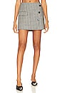 view 1 of 5 Birilla Asymmetrical Mini Skirt in Ash