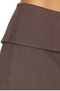 view 6 of 6 Asher Mini Skirt in Ristretto