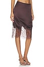 view 2 of 7 FALDA MIDI LUCIA  in Espresso
