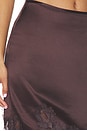 view 7 of 7 FALDA MIDI LUCIA  in Espresso