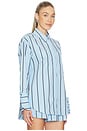 view 3 of 6 Saxon Oversized Shirt in Bather Stripe