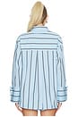 view 4 of 6 Saxon Oversized Shirt in Bather Stripe
