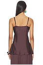 view 3 of 4 CAMISOLA AGNES in Espresso