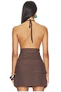 view 3 of 4 Asher Open Back Cowl Top in Ristretto