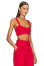 view 2 of 4 Irena Panelled Bralette in Roma Red