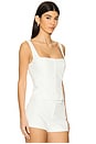 view 2 of 4 Maiori Square Neck Top in Ivory
