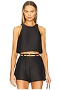 view 1 of 4 Otis Cropped Tank in Black