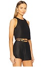 view 2 of 4 Otis Cropped Tank in Black