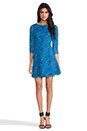 view 2 of 6 Celestial Lace Miranda Dress in Celestial Blue/Midnight in Celestial Blue & Midnight