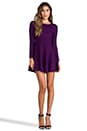 view 2 of 6 3/4 Sleeve Margot Sweater Dress in Amethyst