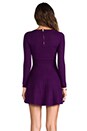 view 4 of 6 3/4 Sleeve Margot Sweater Dress in Amethyst