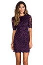 view 1 of 6 Magnolia Lace Davina Dress in Dark Violet