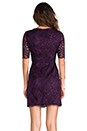 view 4 of 6 Magnolia Lace Davina Dress in Dark Violet