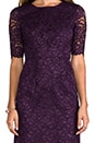 view 5 of 6 Magnolia Lace Davina Dress in Dark Violet