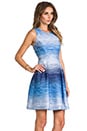 view 2 of 6 Helena Ombre Tweed Dress in Denim Multi