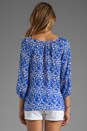 view 2 of 4 Bailey Blouse in Bluebell/Ivory in Bluebell & Ivory