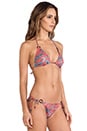 view 2 of 4 Triangle Bikini Top in Portland Paisley
