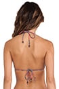 view 3 of 4 Triangle Bikini Top in Portland Paisley