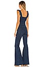view 4 of 4 Rhea Ruffle Jumpsuit in Blue Note