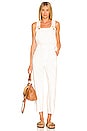 view 1 of 3 Marfa Overalls in Off White Denim