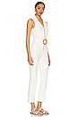 view 2 of 3 Jacksonville Cropped Jumpsuit in Pearly White