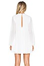 view 3 of 4 Junebug Bell Dress in Off White Chiffon