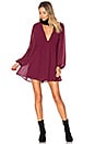view 1 of 3 ROBE DAKOTA in Merlot Chiffon