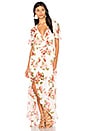 view 2 of 3 Marianne Wrap Dress in Rosie Posie