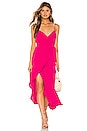 view 1 of 3 X REVOLVE Meghan Wrap Dress in Pink Crepe