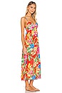 view 2 of 3 Magnolia Midi Dress in Tropical Tango