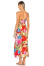 view 3 of 3 Magnolia Midi Dress in Tropical Tango