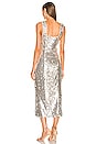 view 3 of 4 Eden Midi Dress in Platinum Party Sequins