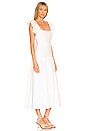 view 2 of 3 Lovely Midi Dress in White Linen