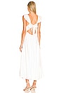 view 3 of 3 Lovely Midi Dress in White Linen