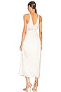view 3 of 3 Hampton Wrap Dress in Ivory Luxe Satin
