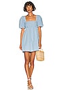 Show Me Your Mumu Smitten Babydoll Dress in Sky Blue | REVOLVE