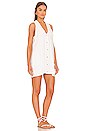 view 2 of 3 Shirley Shift Dress in White Linen