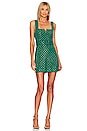 view 1 of 4 Twilight Mini Dress in Emerald Beading