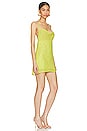 view 2 of 4 Suzanna Slip Dress in Lime Sequins