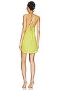 view 3 of 4 Suzanna Slip Dress in Lime Sequins