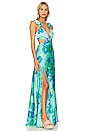 view 2 of 3 Francie Maxi Dress in Blue Piccadilly Flora