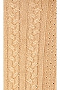 view 4 of 4 ROBE MI-LONGUE VALLETA in Gold Shimmer Knit
