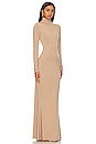 view 2 of 4 All Out Dress in Taupe Rhinestone